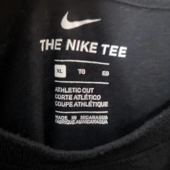 Nike Logo Mens Sz Xl Athletic Cut Shirt - Picture 3 of 6